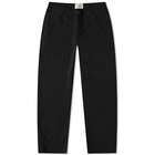 Folk Men's Lean Assembly Ripstop Pant in Soft Black Ripstop