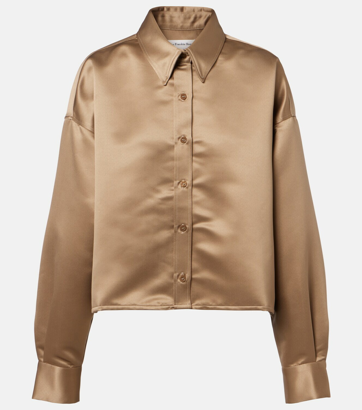 The Frankie Shop Arlen satin shirt