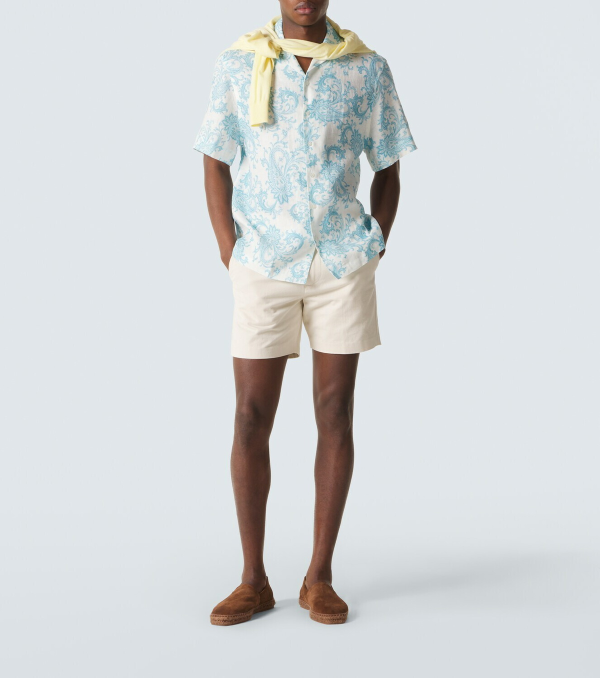 Etro Paisley linen shirt