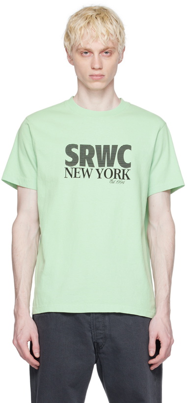 Photo: Sporty & Rich Green 'SRWC' T-Shirt