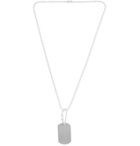 Martine Ali - Tag Silver-Plated Pendant Necklace - Silver