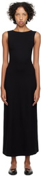 LESET Black Rio Midi Dress