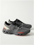 ON - Cloudpulse Rubber-Trimmed Mesh Sneakers - Gray