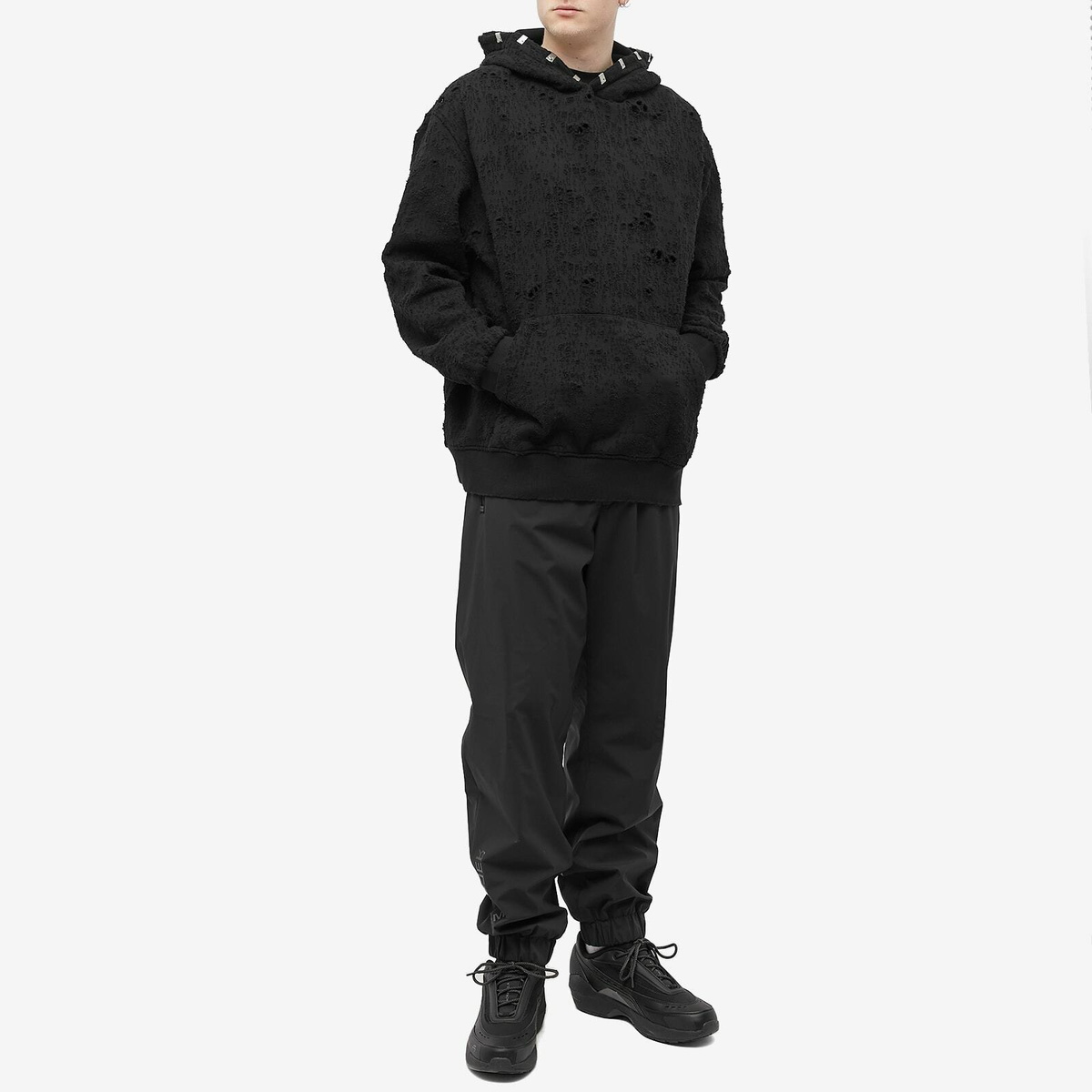 1017 ALYX 9SM Men's Multi Lightercap Hoodie in Black 1017 ALYX 9SM