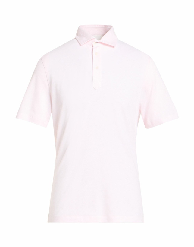 Photo: Brunello Cucinelli Mens Polo shirt in Light pink