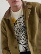 KAPITAL - Peckish Dream Catcher Intarsia Cotton-Blend Sweater - Neutrals