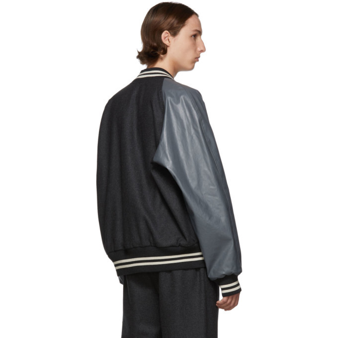 Dries Van Noten Grey Valdon Bomber Jacket Dries Van Noten