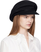 YOHJI YAMAMOTO Black Top Crown Casquette