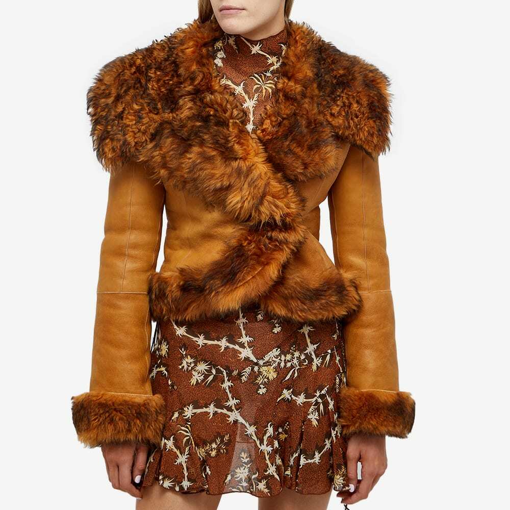 KNWLS Women's Elope Shearling Jacket in Tan Mix KNWLS