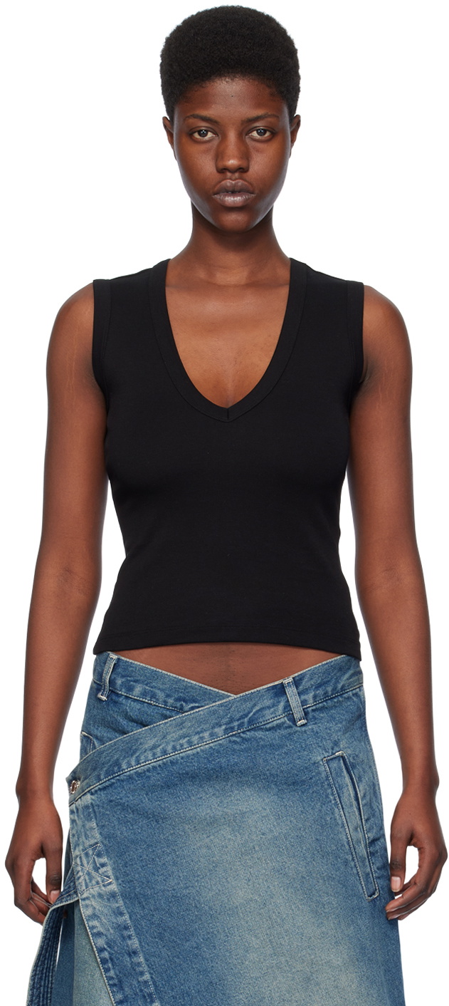 FLORE FLORE Black Dewi Tank Top FLORE FLORE