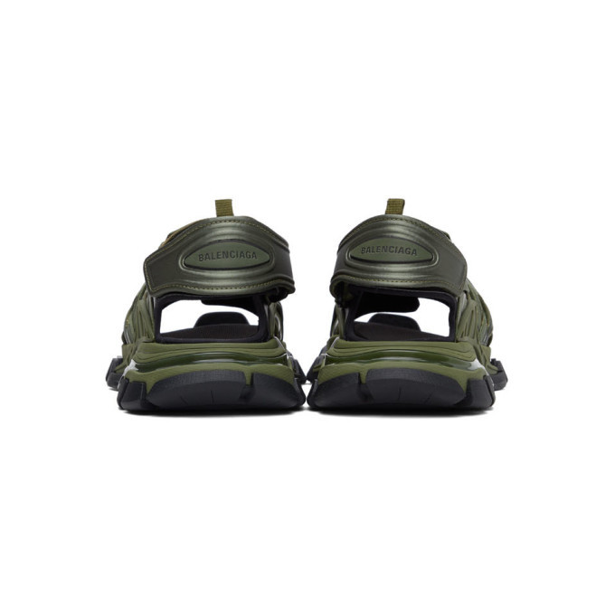 neon green balenciaga sandals