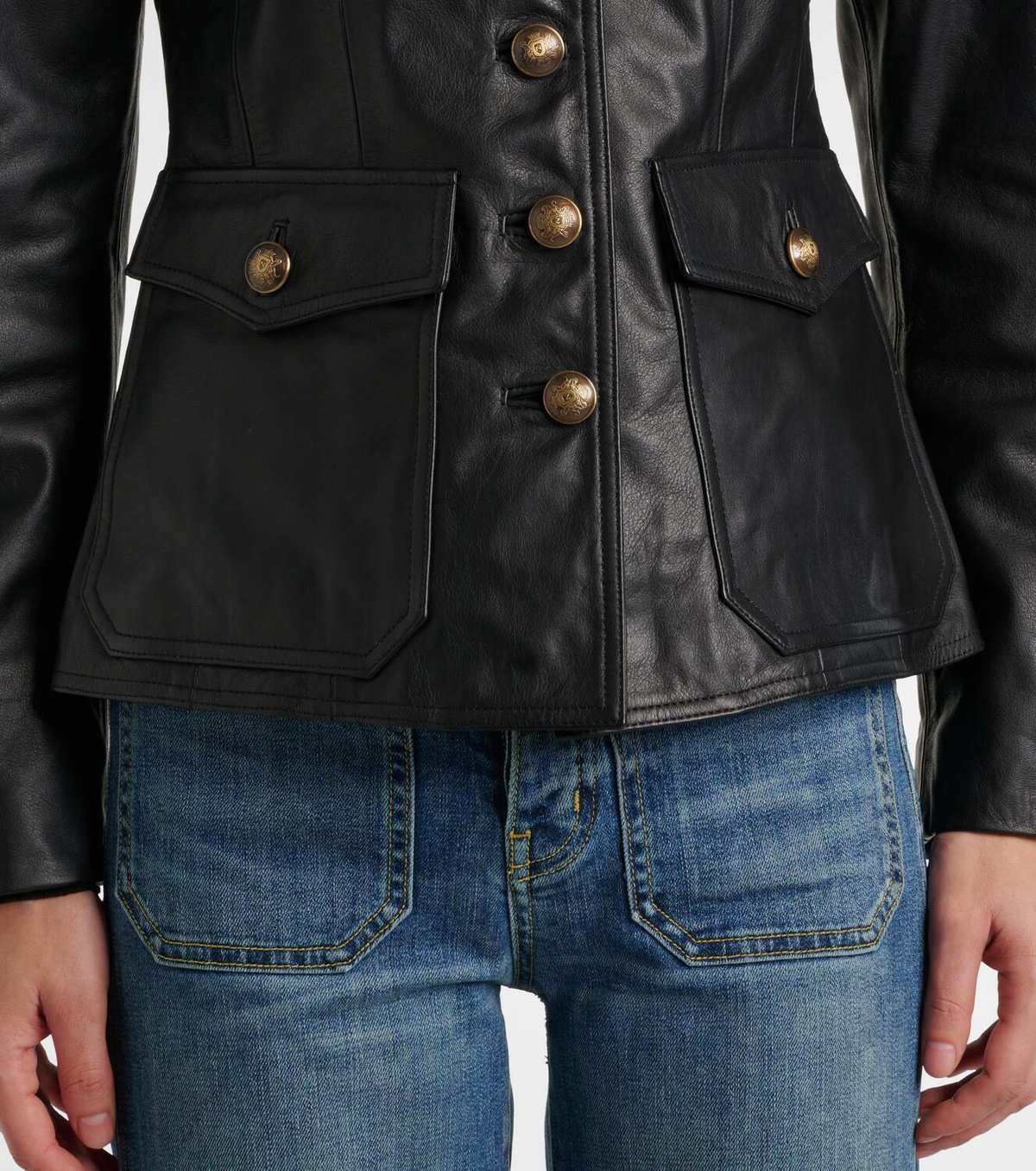 Nili Lotan Geraldine leather jacket
