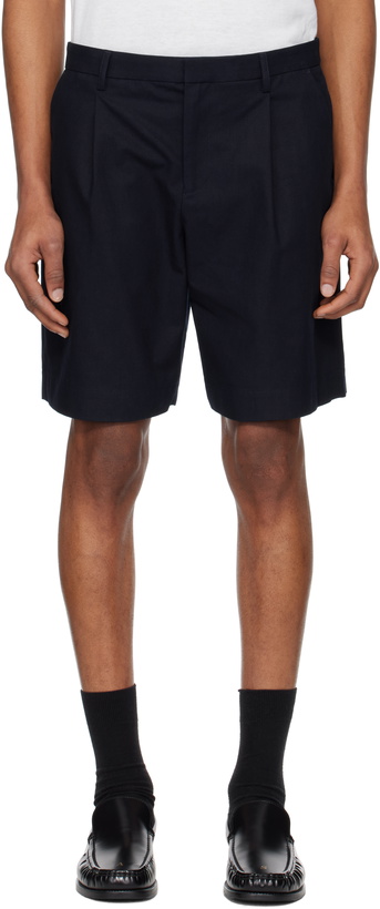 Photo: A.P.C. Navy Crew Shorts