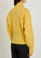 Jacquemus Le Cardigan Lavande Merino-blend Cardigan Yellow
