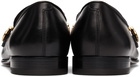 Salvatore Ferragamo Black Calfskin Loafers