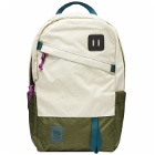 Topo Designs Daypack Classic Backpack in Bone White/Olive