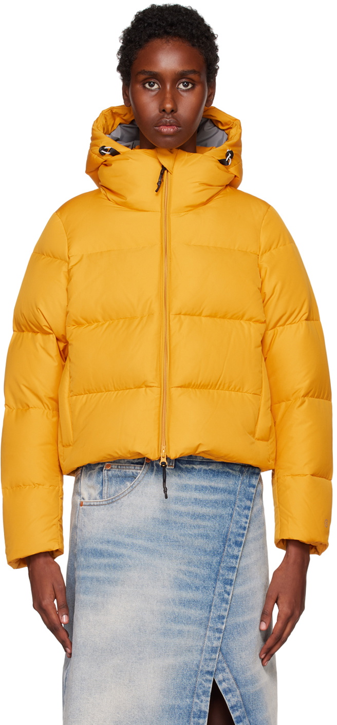 OTTI Yellow Short Cocoon Down Jacket