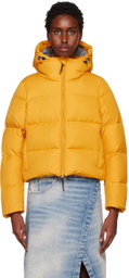 OTTI Yellow Short Cocoon Down Jacket