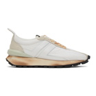 Lanvin White Nylon Bumper Sneakers