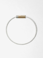 Le Gramme 18kt Gold And Silver 9g Polished Bicolor Cable Bracelet