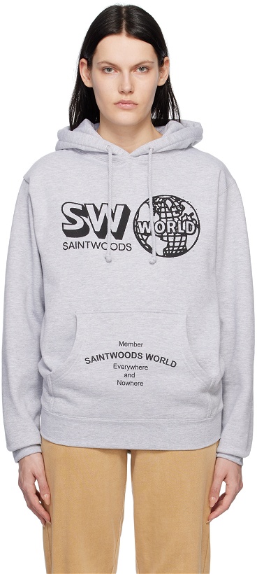 Photo: Saintwoods Gray SW World Member Hoodie