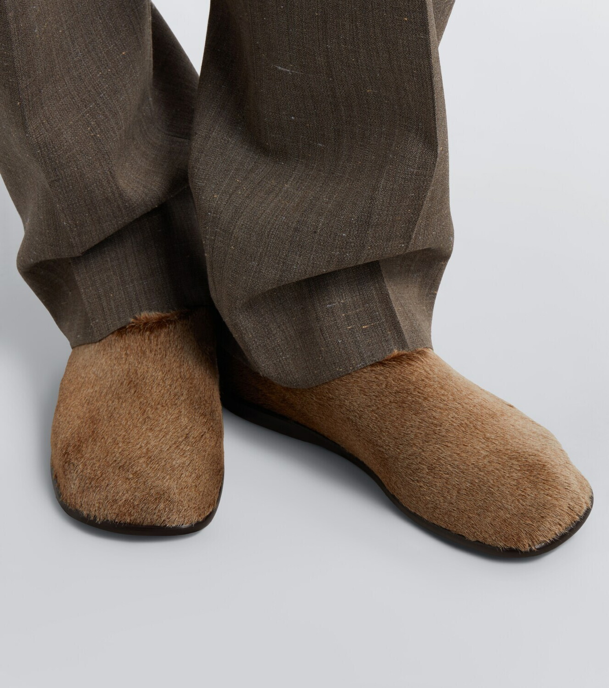 Lemaire Calf hair slip-on shoes