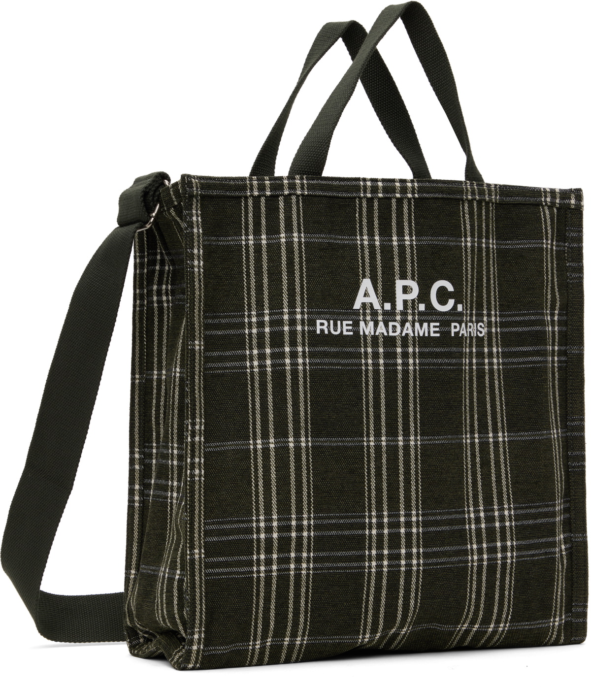 A.P.C. Khaki Recuperation Shopping Tote