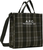 A.P.C. Khaki Recuperation Shopping Tote