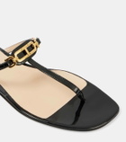 Tom Ford Whitney patent leather thong sandals