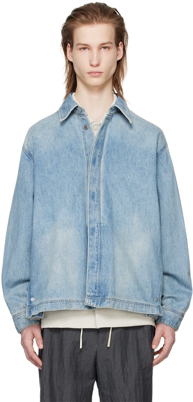 Photo: Solid Homme Blue Faded Denim Shirt