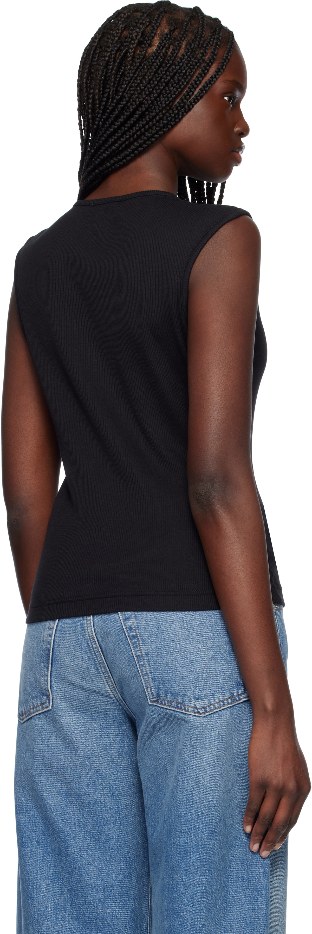 CDLP Black Rib Vest T-shirt