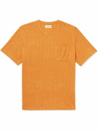 Oliver Spencer - Oli's Ribbed Cotton-Blend Terry T-Shirt - Yellow