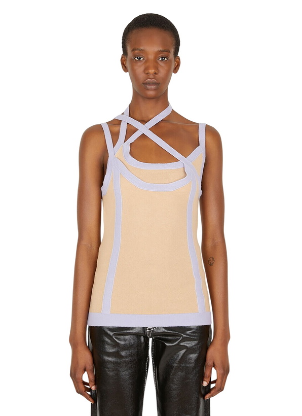 Photo: Ninamounah Asymmetric Knit Top