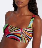 Pucci Iride one-shoulder bikini top
