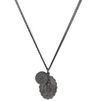 Miansai - Rhodium-Plated Pendant Necklace - Black