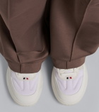 Moncler Altive leather-trimmed platform sneakers