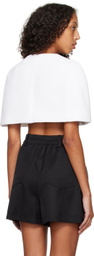 Nina Ricci White Cropped Jacket