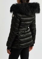 Moncler Cupidone Hooded Belted Shell Jacket Black