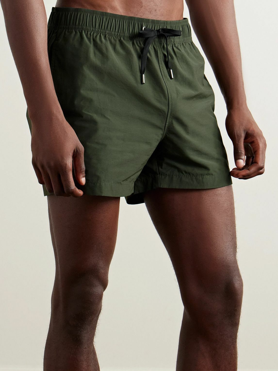 Onia - Charles Short-Length Slim-Fit Shell Swim Shorts - Green