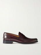 Mr P. - Split-Toe Leather Penny Loafers - Burgundy