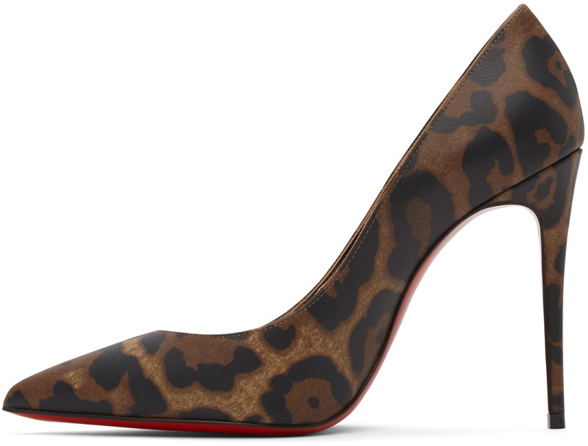 Christian Louboutin Kate 100mm Cheetah Pumps