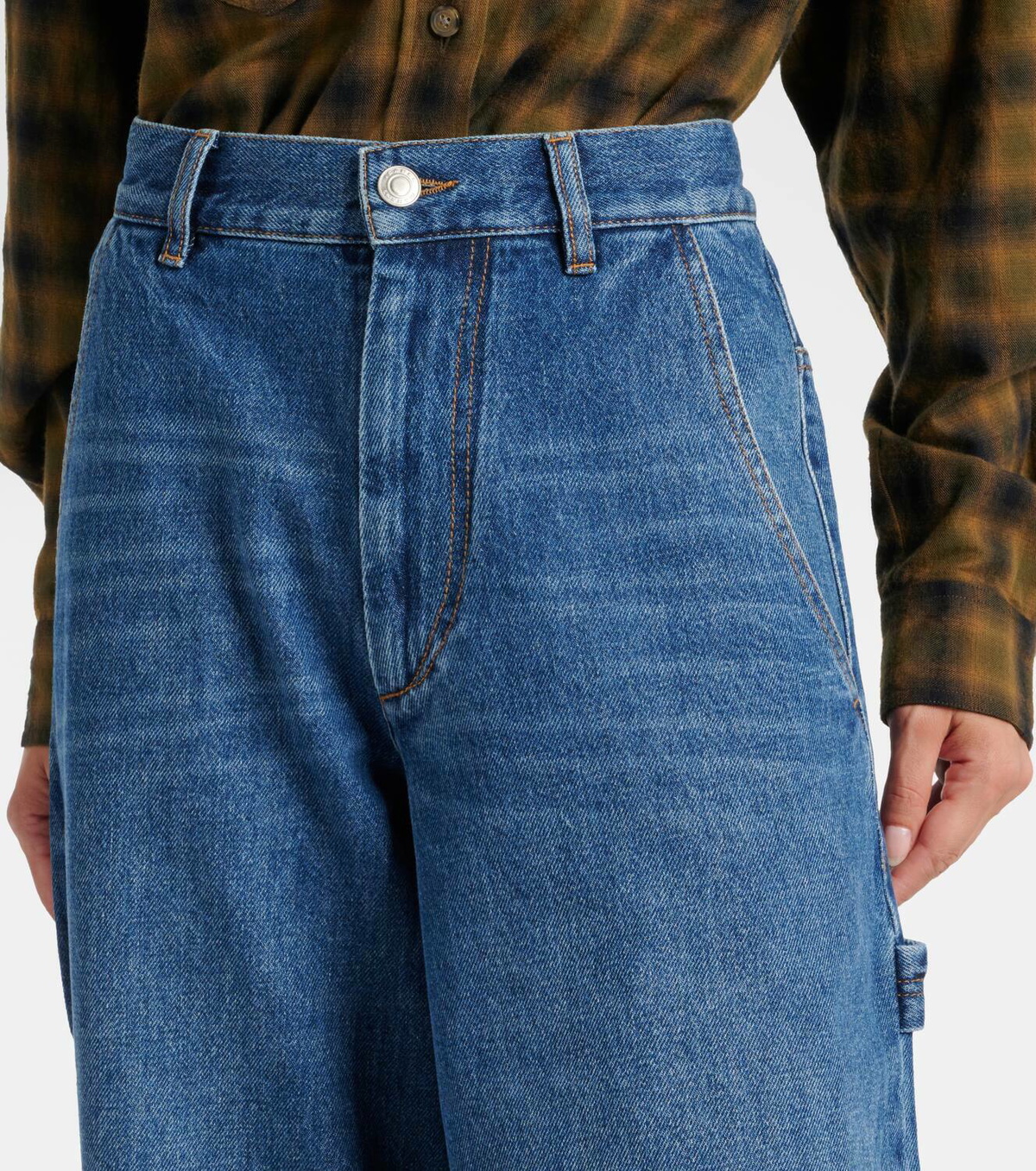 【関税&送料込】Marant Etoile Jeans Solene Isabel Marant Étoile Blue Solene Jeans | REVERSIBLE