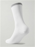 Nike Running - Spark Lightweight Stretch-Knit Socks - White - US 8