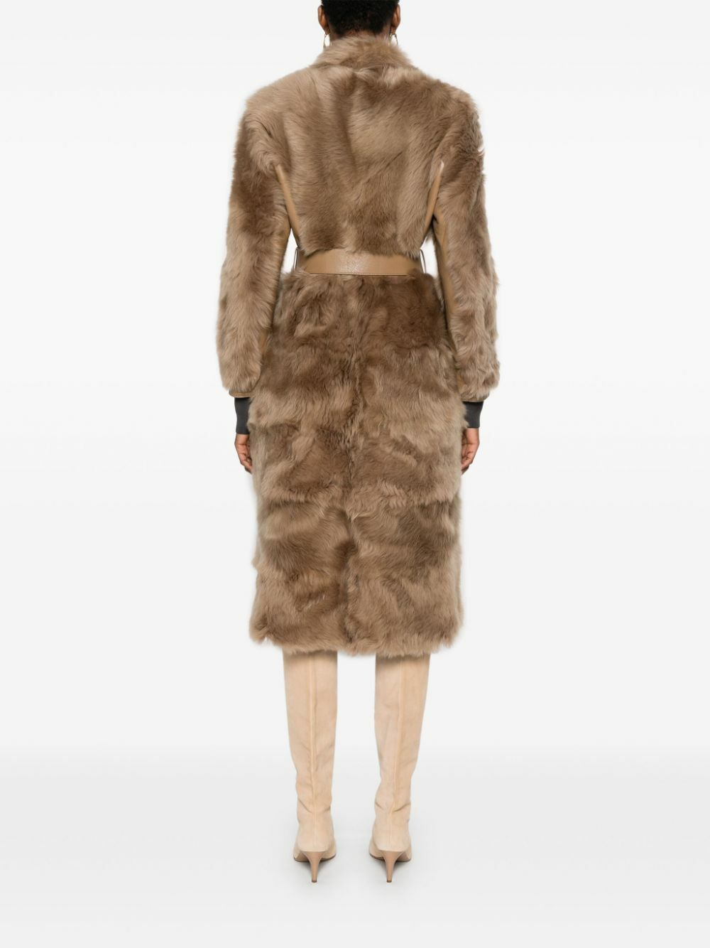 TOM FORD Panelled Belted Coat