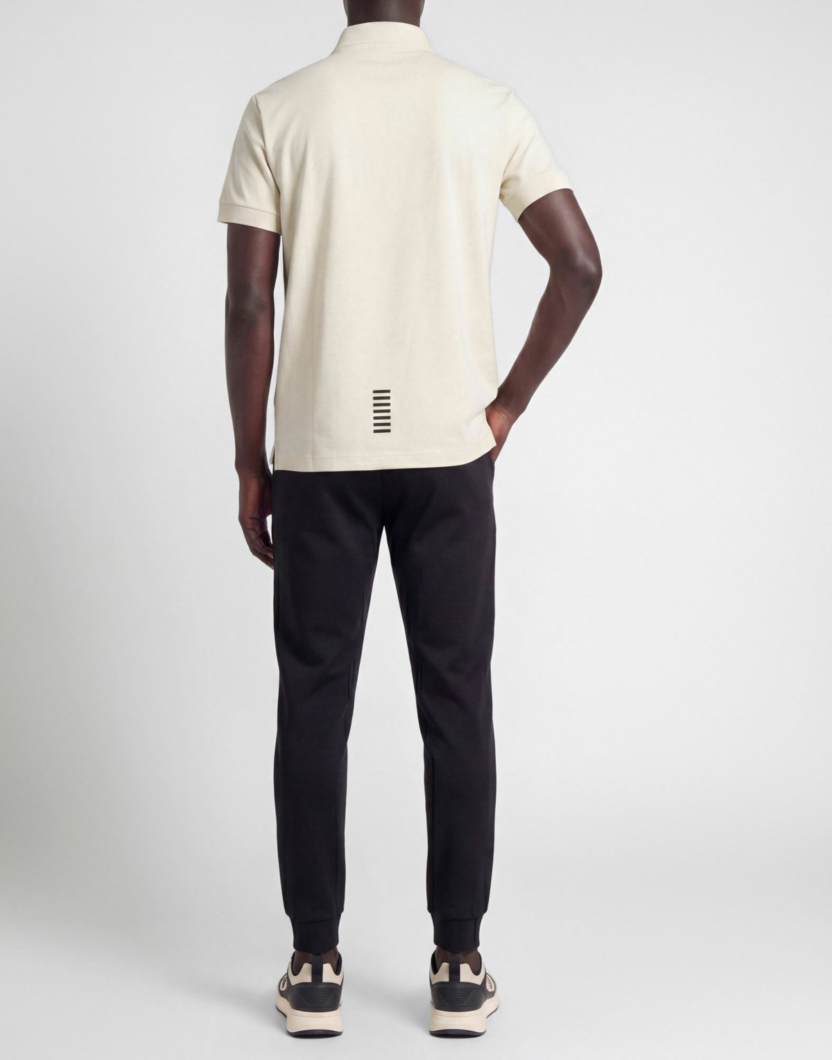 Ea7 Mens Polo shirt Cream