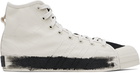 Y-3 Off-White & Black Nizza Hi Sneakers