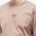 Reebok Men's Classic Vector T-Shirt in Taupe