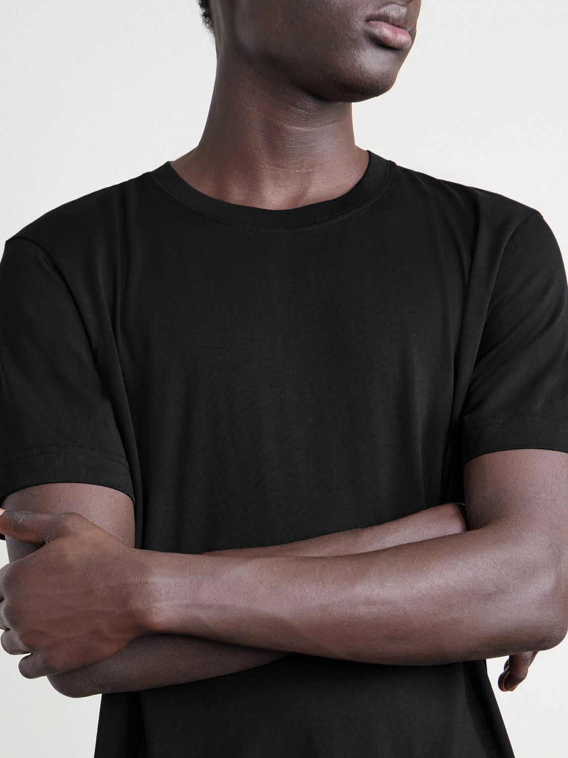 CDLP - Three-Pack Lyocell and Pima Cotton-Blend Jersey T-Shirts