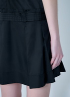 GANNI Duchesse Nylon Belted Mini Dress