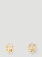Bottega Veneta Twisted Hoop Earrings